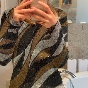 size M sparkly dress